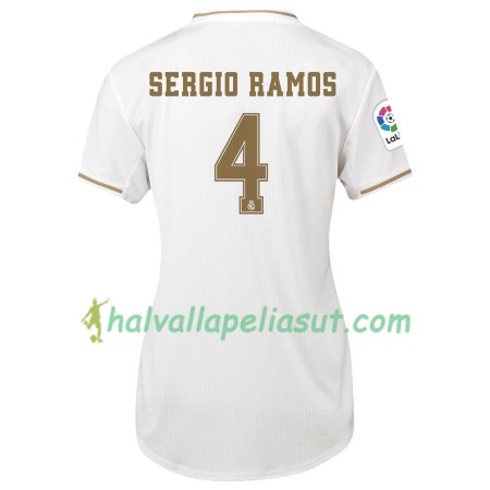 Jalkapallo Pelipaidat Real Madrid Sergio Ramos 4 Naisten Kotipaita 2019-2020 Lyhythihainen